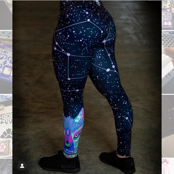 Feed Me Fight Me Pants - FMFM Half Wolf Leggings